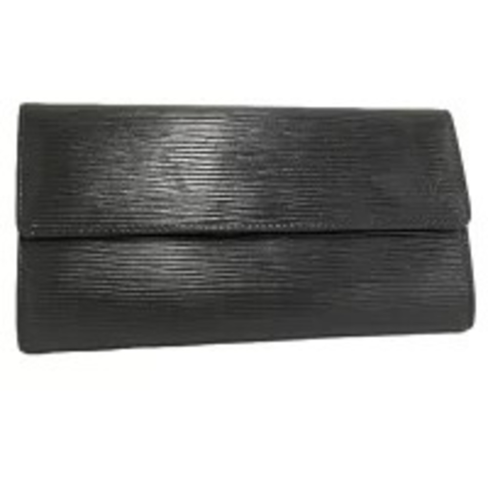 LOUIS VUITTON Portemonnaie Credit Epi Black